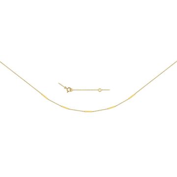 Collier Alt Tube Fil Carre Larg1.3Mm