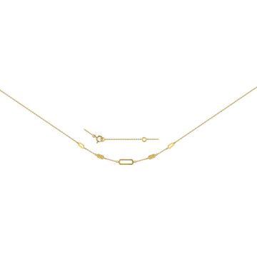 Collier Ovale Diam Lisse Plat Larg4.5Mm