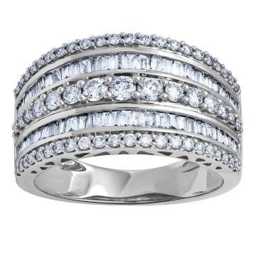 Bague Diamant Hsi Rhodium