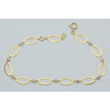 Bracelet Tour Complet Motifs Ovales