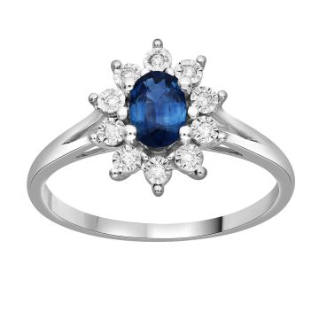 Bague Saphir Diamant Hp1