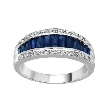 Bague Saphir Diamant Hp1