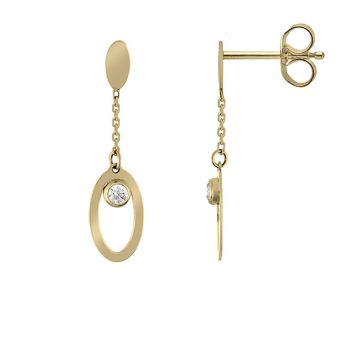 Boucles Pendantes or 750 millièmes