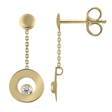 Boucles Pendantes or 750 millièmes