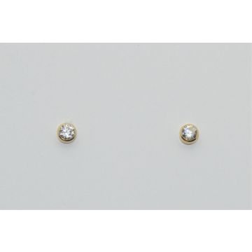 Boucles D'Oreilles Boutons Douilles Oxydes De Zirconium