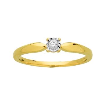 Bague Bic Pastille Dt 0.08Ct