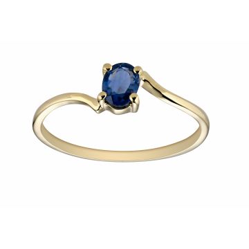 Bague Saphir 5X4Mm