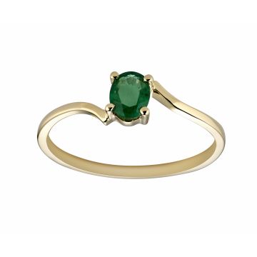 Bague Emeraude 5X4Mm