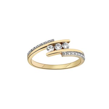 Bague Bicolore Trilogy Dts 0.249cts