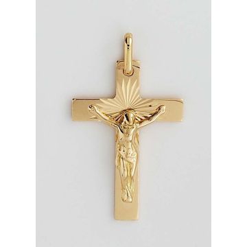 Croix Christ Or