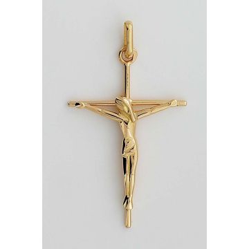 Croix Christ Or