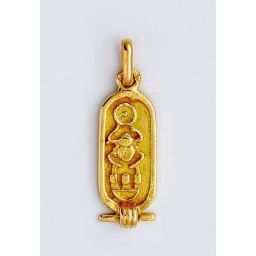 Cartouche Egyptien Or