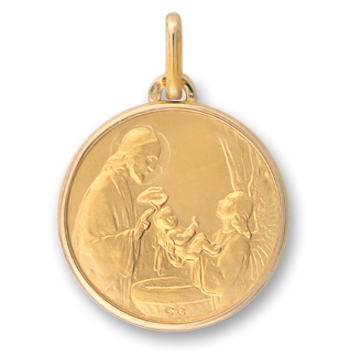 M&eacute;daille Or Bapteme