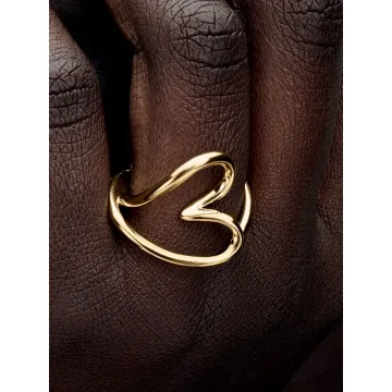 Bague Cœur de Forme Organique