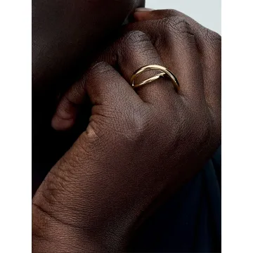 Bague Infini de Forme Organique