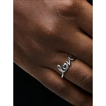 Bague Amour Manuscrit