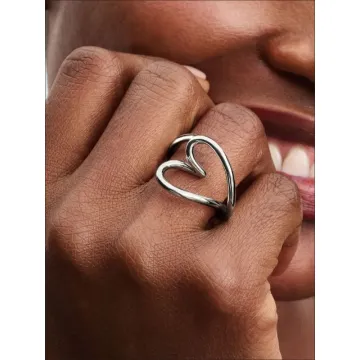 Bague Cœur Organique