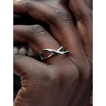 Bague Infini de Forme Organique
