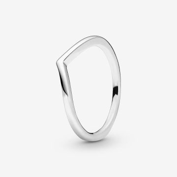 Bague V brillante
