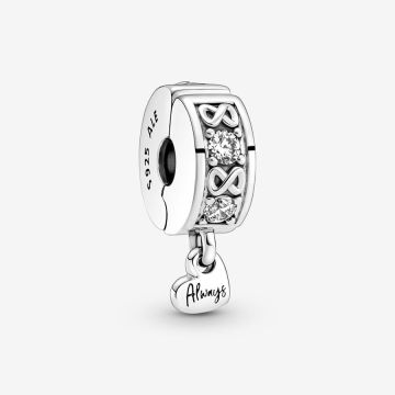 Charm Clip Pavé Ma Famille Pour Toujours