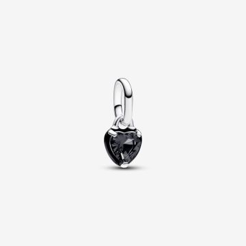 Mini Dangle Cœur Chakra Noir Pandora ME