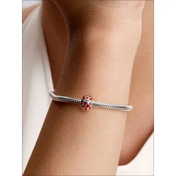 Charm Clip Rond Cœurs