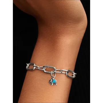 Mini Dangle Éléphant Turquoise