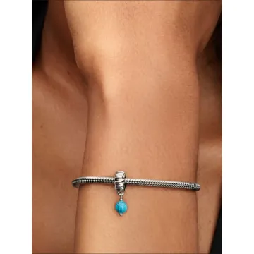 Charm Pendant Couleur Turquoise