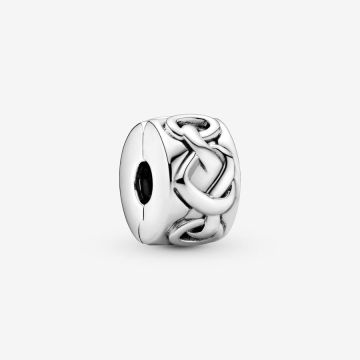 Charm Clip Cœurs Noués