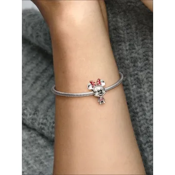 Charm Disney Minnie Robe à Pois & Nœud