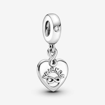 Charm Pendant Cœur Amis Pour Toujours