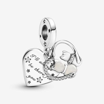 Charm Pendant Chats & Cœurs