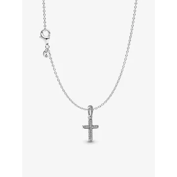 Collier Composé Croix Scintillante