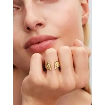 Bague Ouverte Marvel Ailes de Thor Dorée Pandora