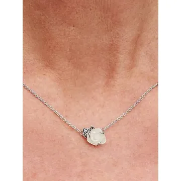 Collier Rose Blanche en Fleur Pandora