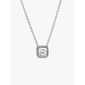 Collier Halo Carré Pandora