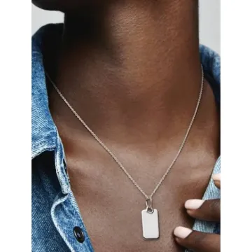 Pendentif Plaque Rectangulaire Gravable Pandora
