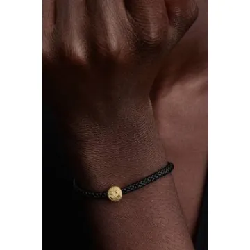 Mini Charm Visage Souriant Texturé Doré Pandora