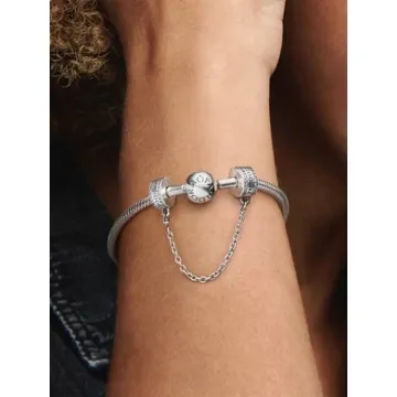 Charm Clip Chaîne de Confort Logo Pandora