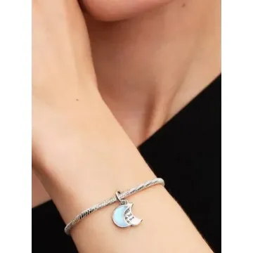Charm Pendant Double Croissant de Lune Pandora