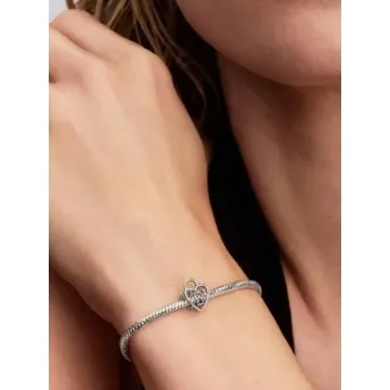 Charm Cadenas Cœur Ajouré Pandora