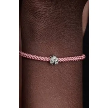 Mini Charm Coccinelle Texturé Pandora