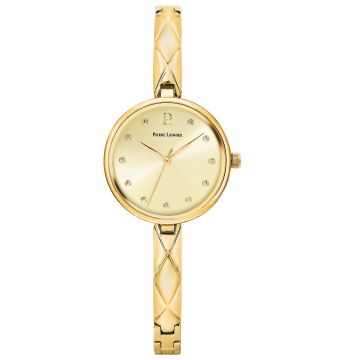 Montre Femme LEIA Cadran Doré Bracelet Acier Doré