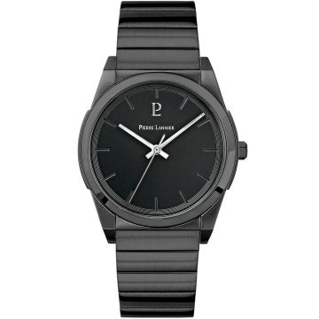 Montre Homme CANDIDE Cadran Noir Bracelet Acier Noir