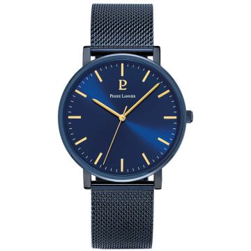 Montre Homme ESSENTIAL Cadran Bleu Bracelet Acier milanais Bleu