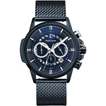 Montre Homme SENTINELLE Cadran Bleu Bracelet Acier milanais Bleu