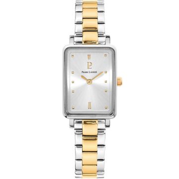 Montre Femme ARIANE Cadran Argenté Bracelet Acier Bicolore