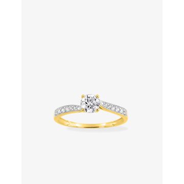 Bague Oxyde De Zirconium Bicolore
