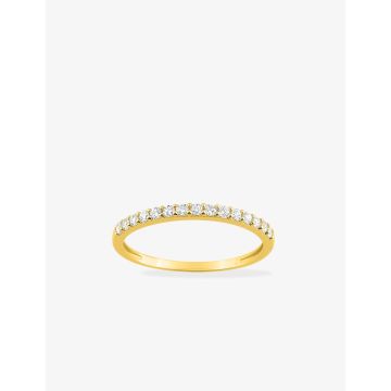Bague Oxyde De Zirconium Or Jaune