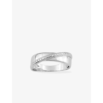 Bague Diamant 0.015ct Or Blanc